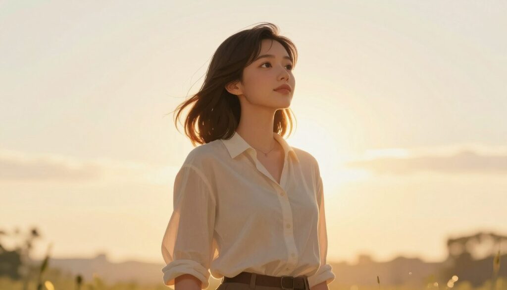 自信に満ちたINFJ-A型の女性