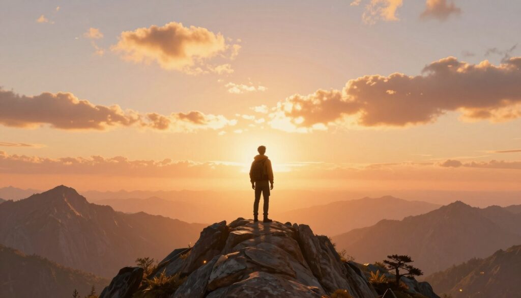 INFP-Aの輝かしい未来を象徴するイメージ INFP-Aの輝かしい未来を象徴するイメージ