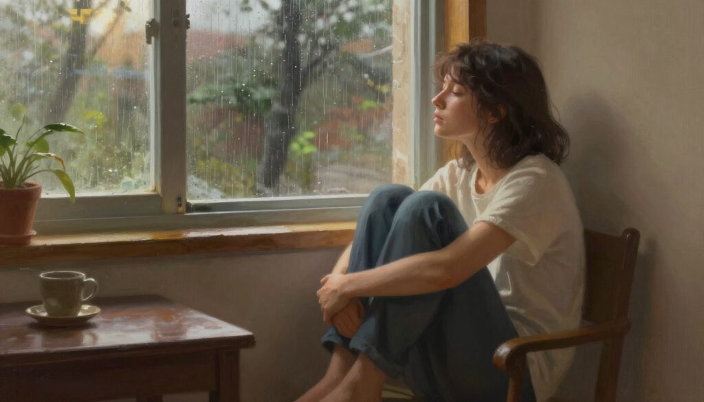 孤独と向き合うINFJ-Tの矛盾した感情を表現