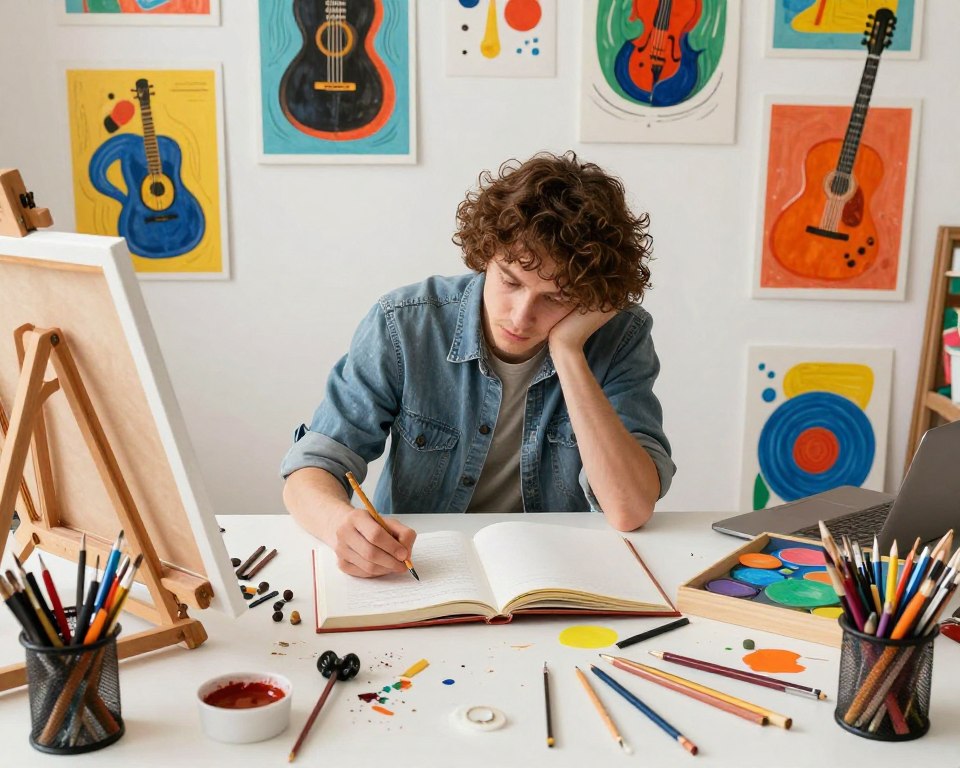 創造的な表現活動を楽しむイメージ