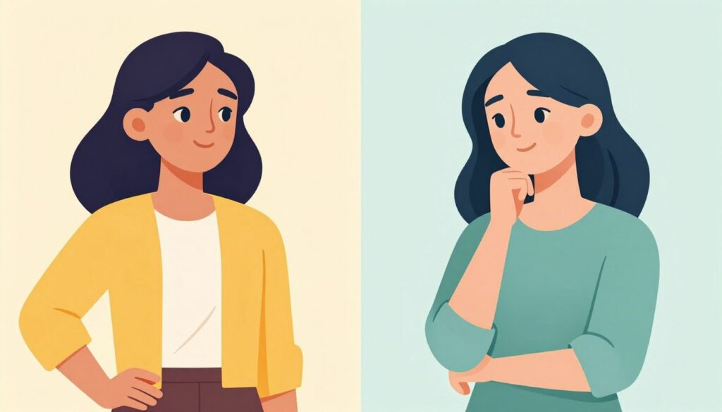 INFP-AとINFP-Tの違いを示す比較イメージ INFP-AとINFP-Tの違いを示す比較イメージ