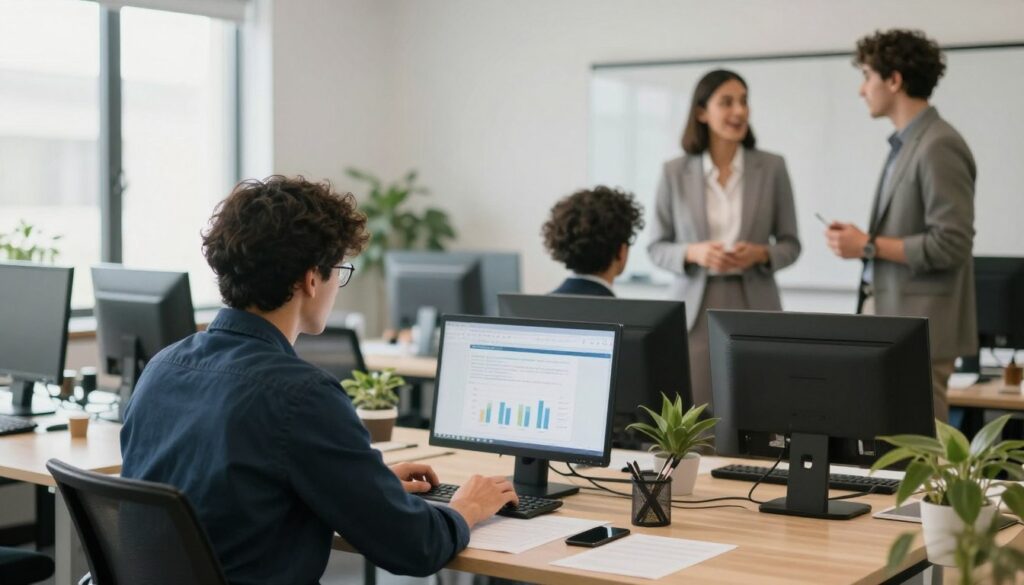 職場で活躍するINTPとENTPのイメージ