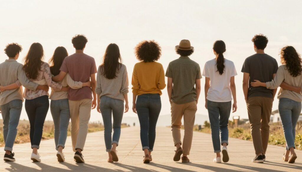 希望に満ちた未来を表現する明るいイメージ