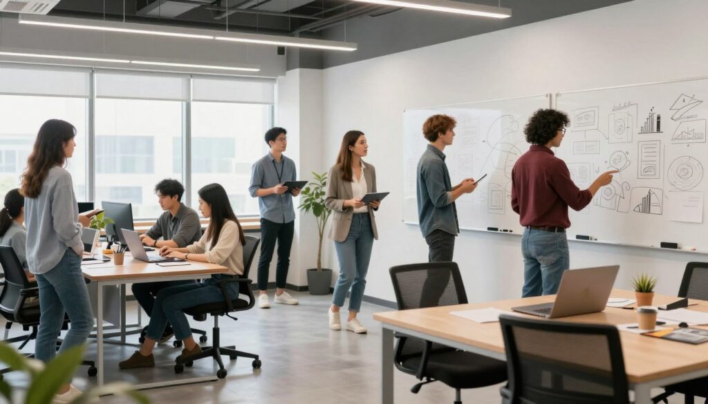 スタートアップオフィスの様子