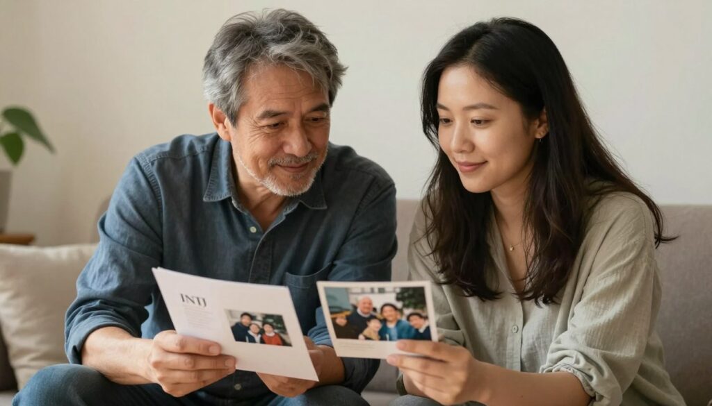 INTJとINFPが長期的な関係を築き、一緒に成長している様子