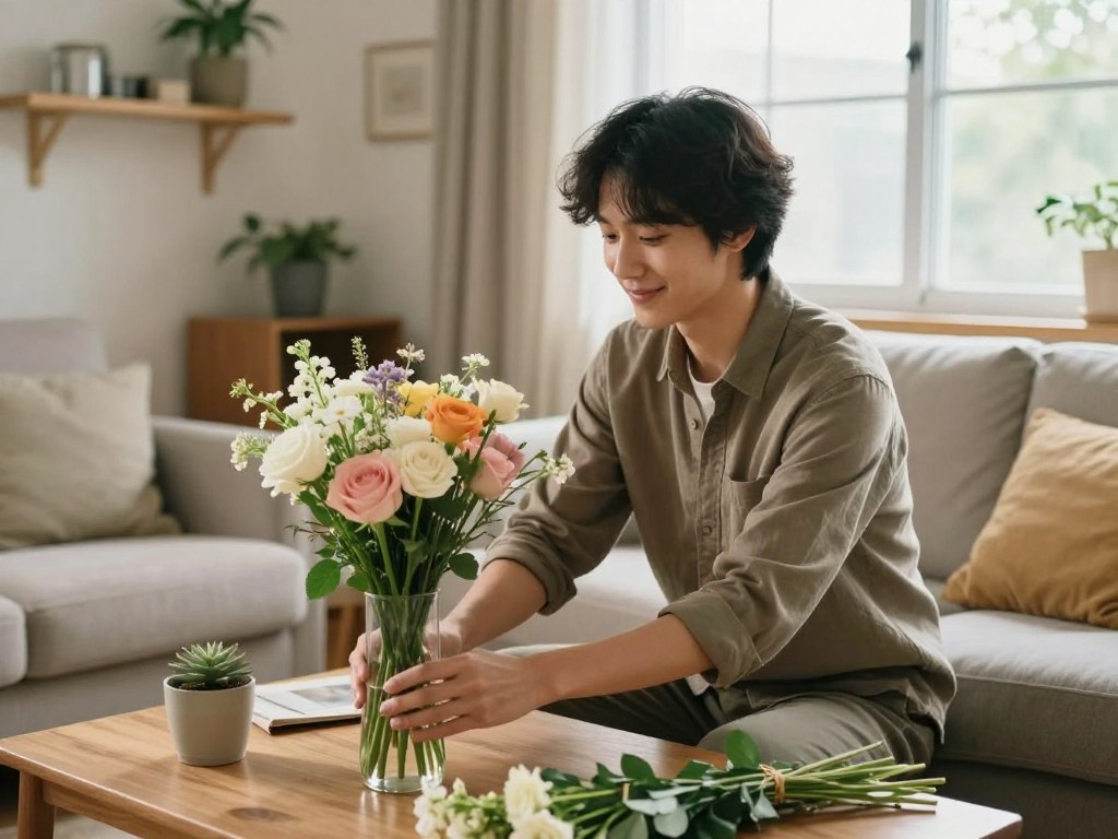 ISFJタイプの温かく思いやりのある特徴を表すイメージ