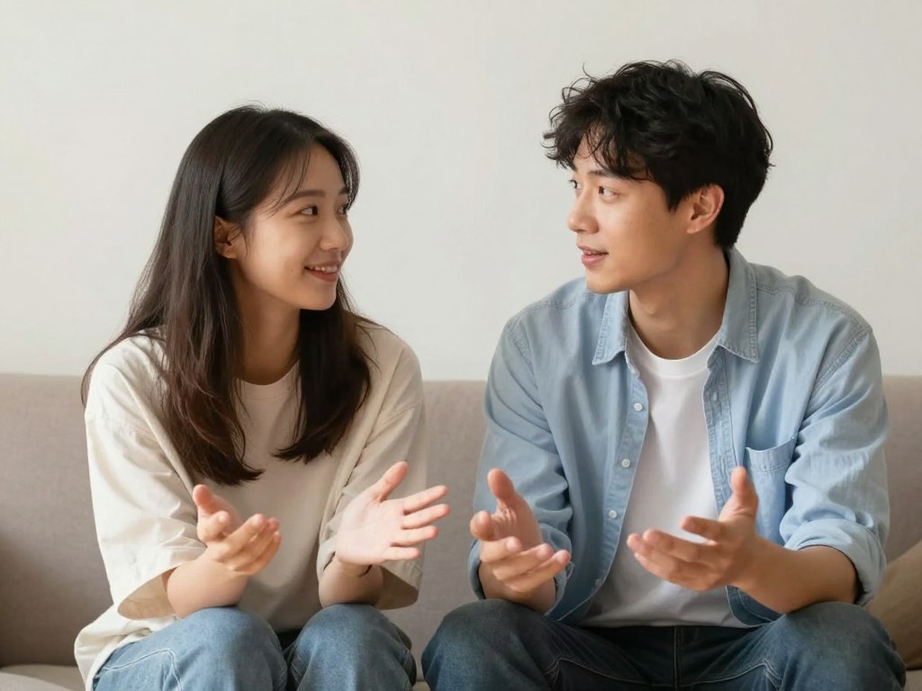 INTJとINFPが効果的にコミュニケーションを取っている様子