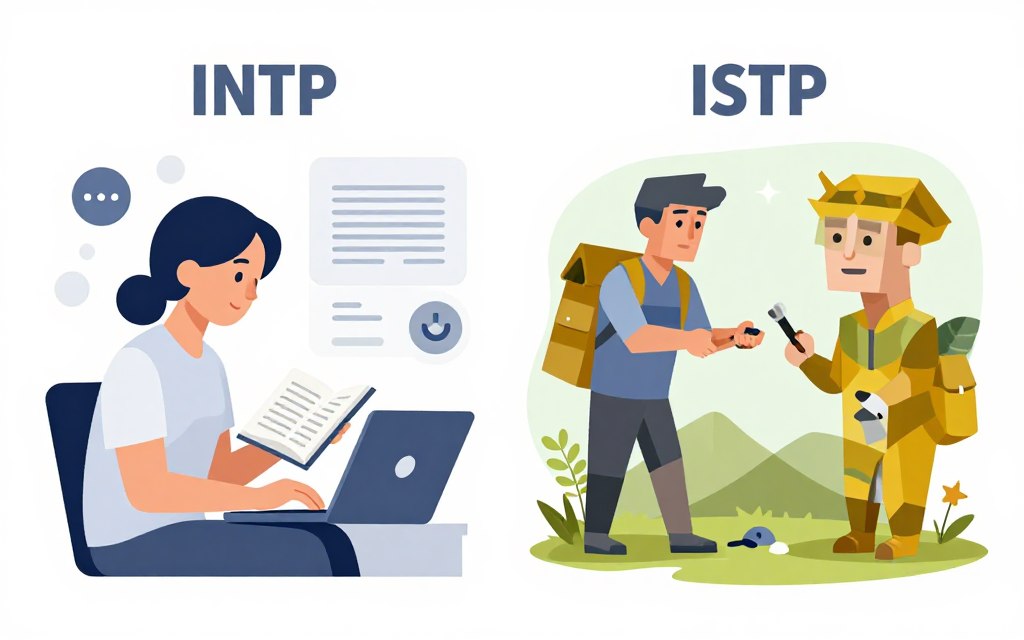 INTPとISTPの日常行動の違い