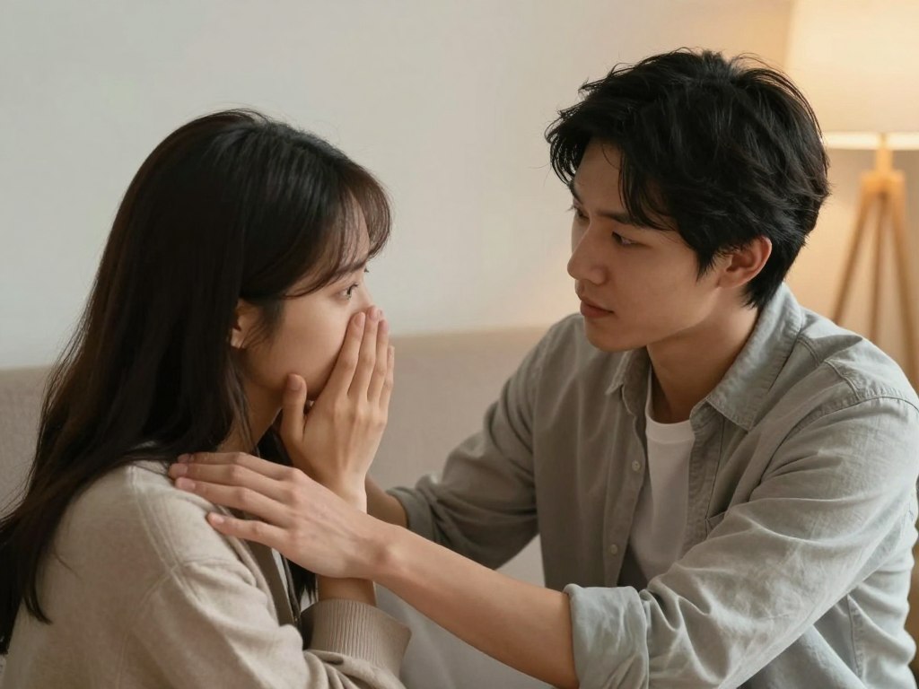 INTJとINFPがお互いをサポートし合っている温かい場面