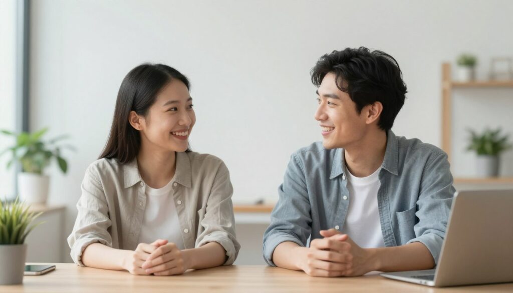 INTPとINTJが実践的なアドバイスを実行している様子