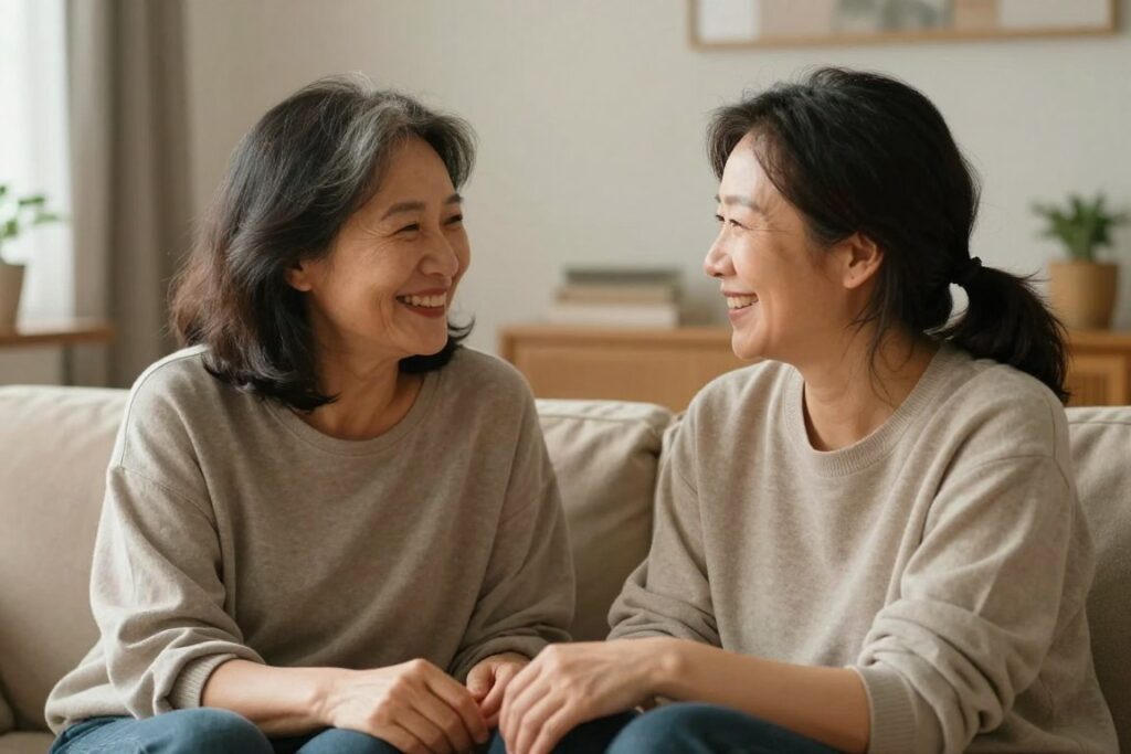 INTPとINTJが長期的な関係を築いている様子