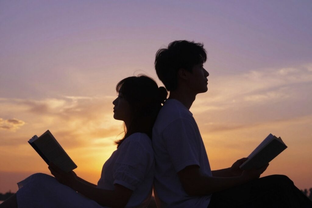 INTPとINFJのカップルイメージ