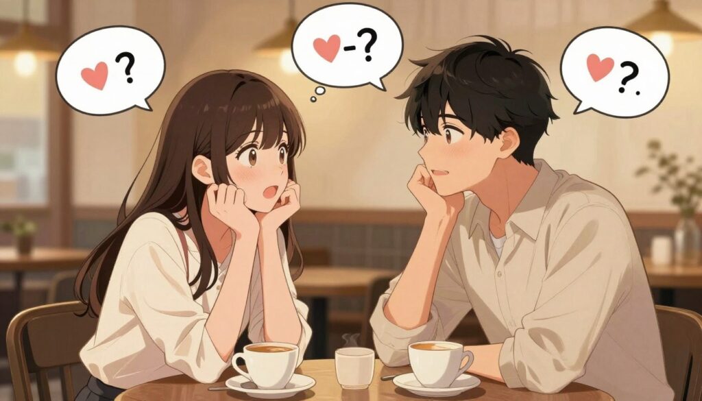 ENTPの恋愛傾向を表現するイラスト
