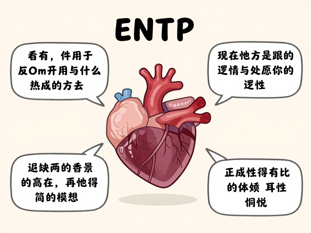 ENTPの感情表現イメージ