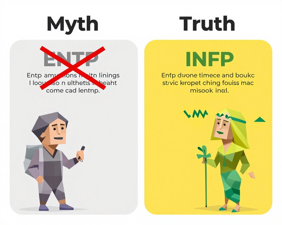ENTP×INFPの誤解を解くイメージ