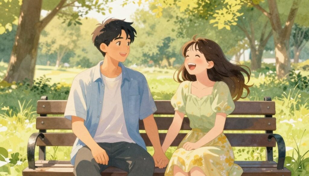 幸せなISFP×ENFPカップル