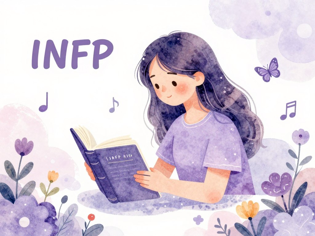 INFPの特徴を表す夢見るような優しいイメージ