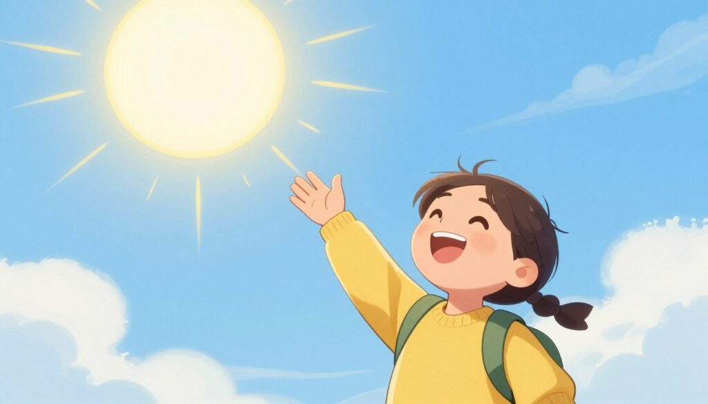 希望に満ちた未来イメージ