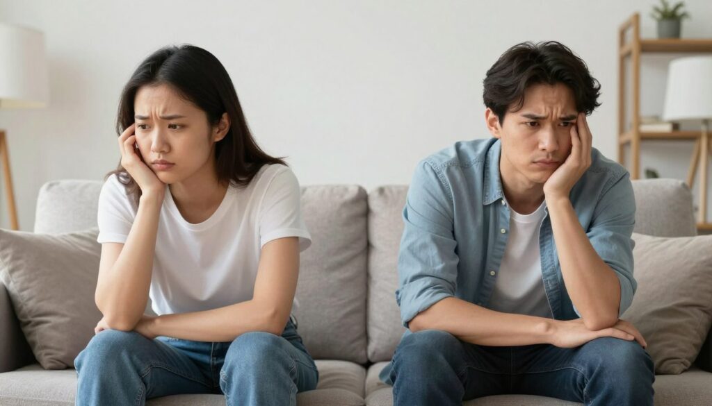 entp isfp カップルの対立シーン