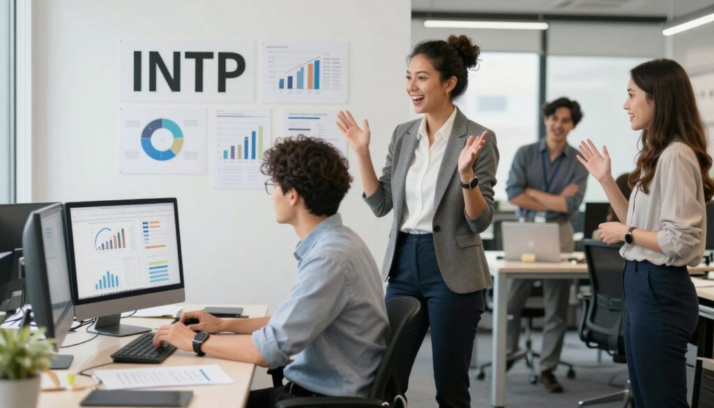 INTPとESFPの職場での協力関係
