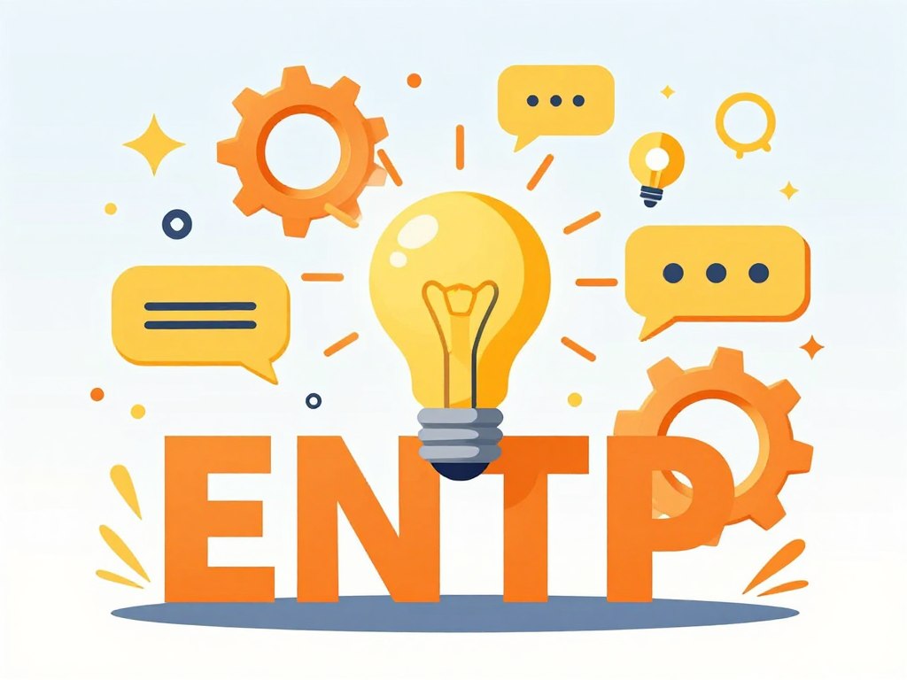 ENTPの特徴を表す創造的で活発なイメージ
