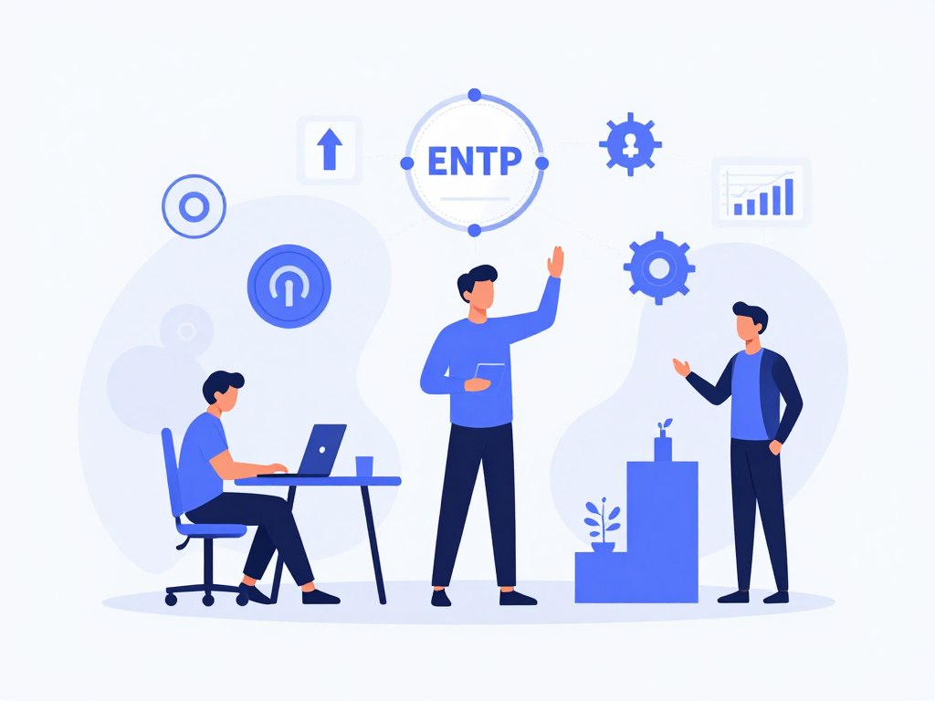 ENTP起業家の成功イメージ