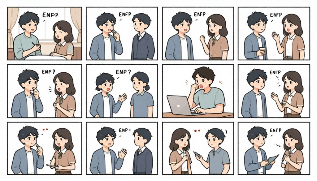 ENTPあるあるイメージ