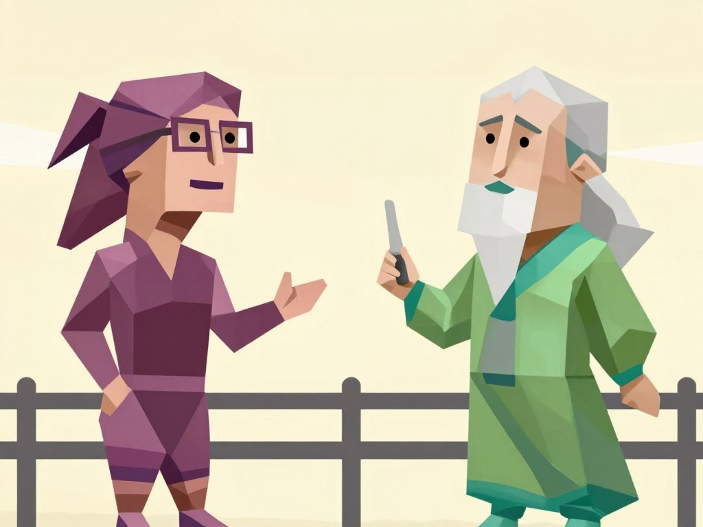 INTPとINFJが対立を乗り越えて和解している様子