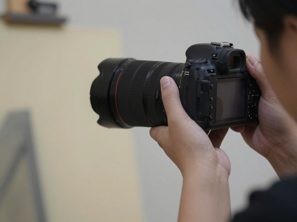 写真撮影をする様子 写真撮影をする様子